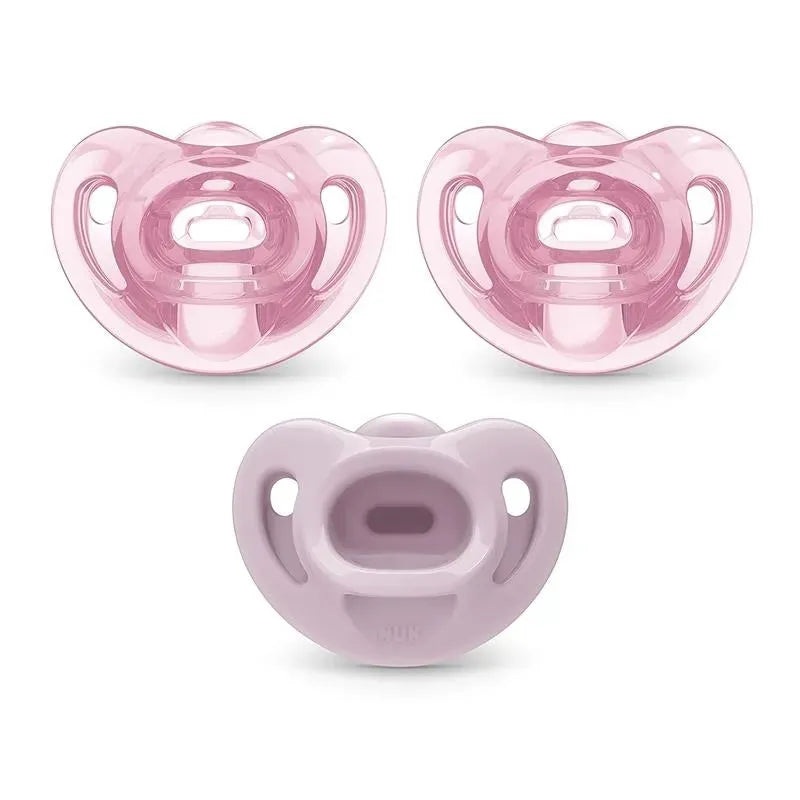 Nuk – Pacifier 3Pk Sz1 Comfy. Girl