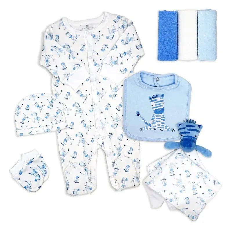 Rose Textile – 8Pk Baby Boy’s Giraffe Hanging Gift Sets