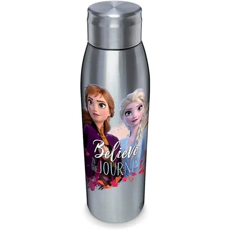 Tervis – Stainless Steel Slim Bottle With Lid, Disney Frozen 2 Anna Elsa Journey