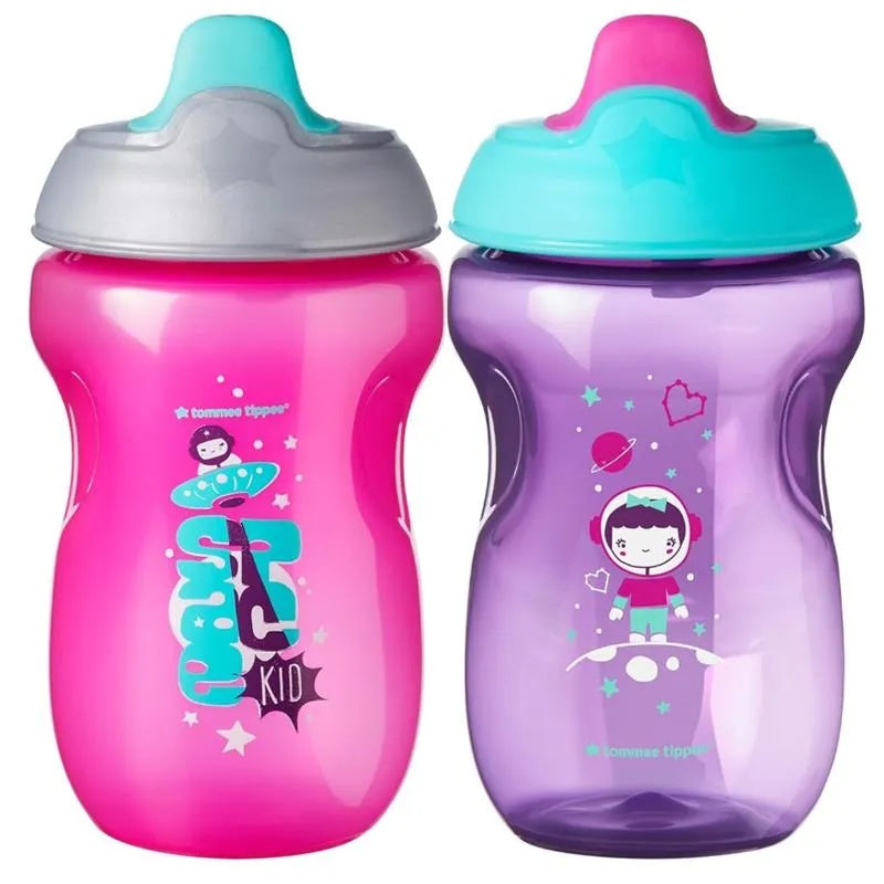 Tommee Tippee – 2Pk Sippee Cup 10Oz, Colors/Themes May Vary