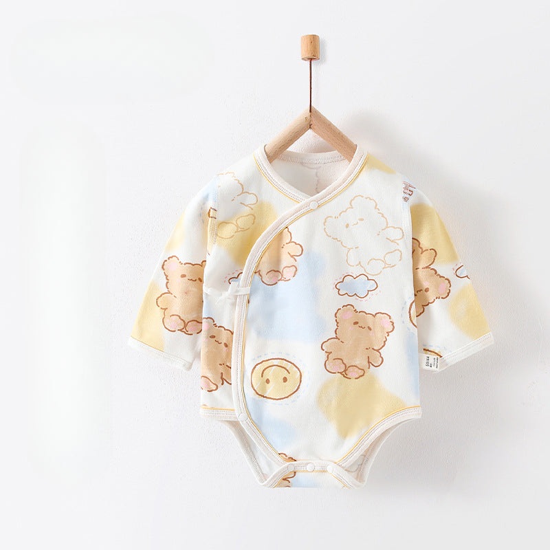 100% Cotton Long Sleeve Bodysuit – Bear Bear 0-3 M