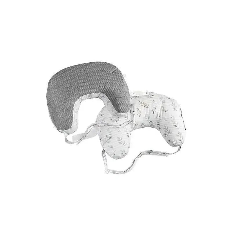 Boppy – Best Latch Nursing Pillow Gray Pennydot Leaf Stripe