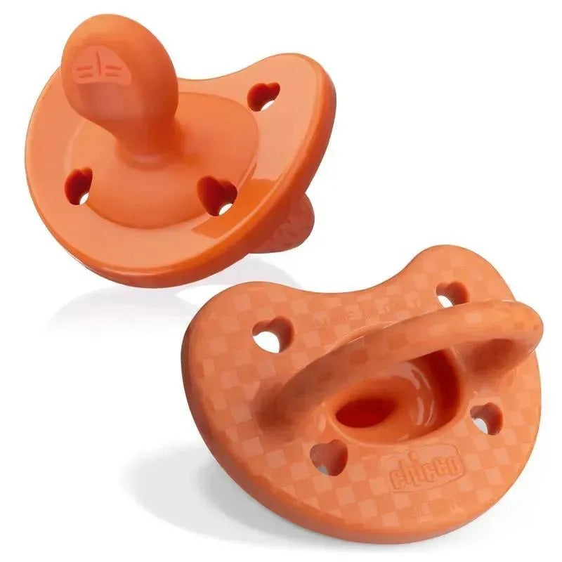 Chicco – PhysioForma Luxe Silicone One Piece Pacifier for Babies Aged 16-24m 2pkTerracota