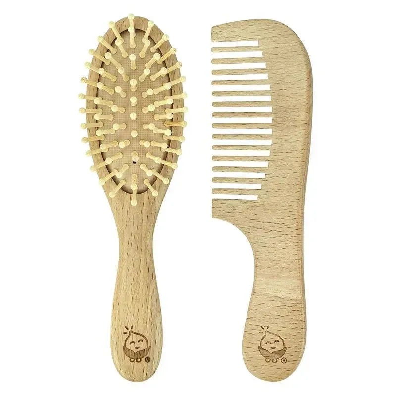 Green Sprouts – Learning Brush & Comb, Natural