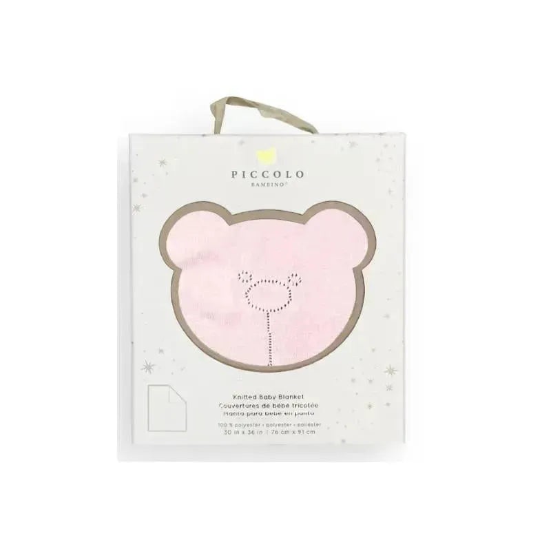 Piccolo Bambino – Pointelle Signature Stroller Blanket With Gift Box Pink