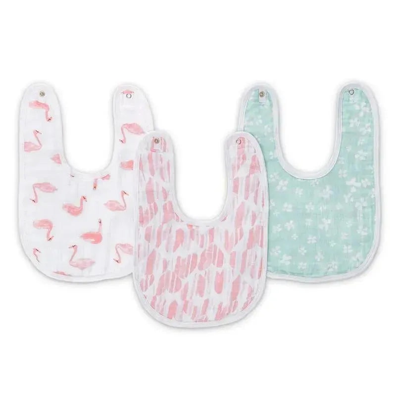 Aden + Anais Essentials Snap Bib 3-pack, Mixed Prints