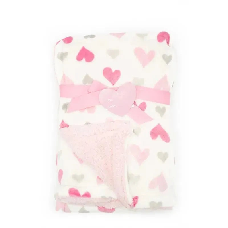 Forever Baby Blanket Hearts