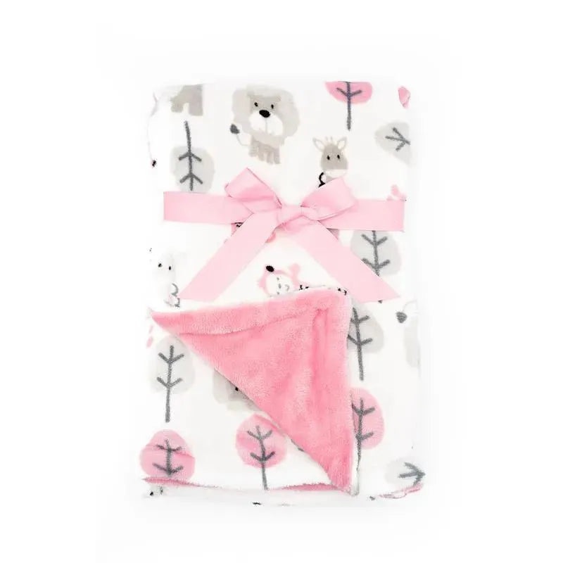 Forever Baby Blanket Pink Safari
