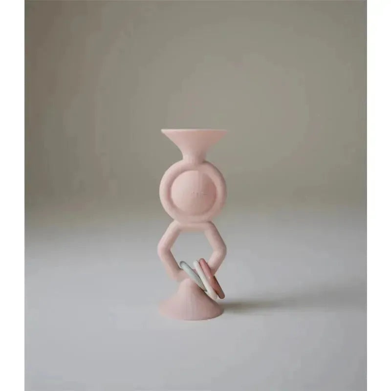 Mushie – Hexapop Suction Toy, Blush
