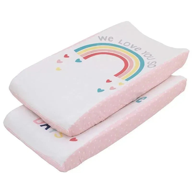NoJo – Super Soft Changing Pad Covers, Multicolor Rainbow