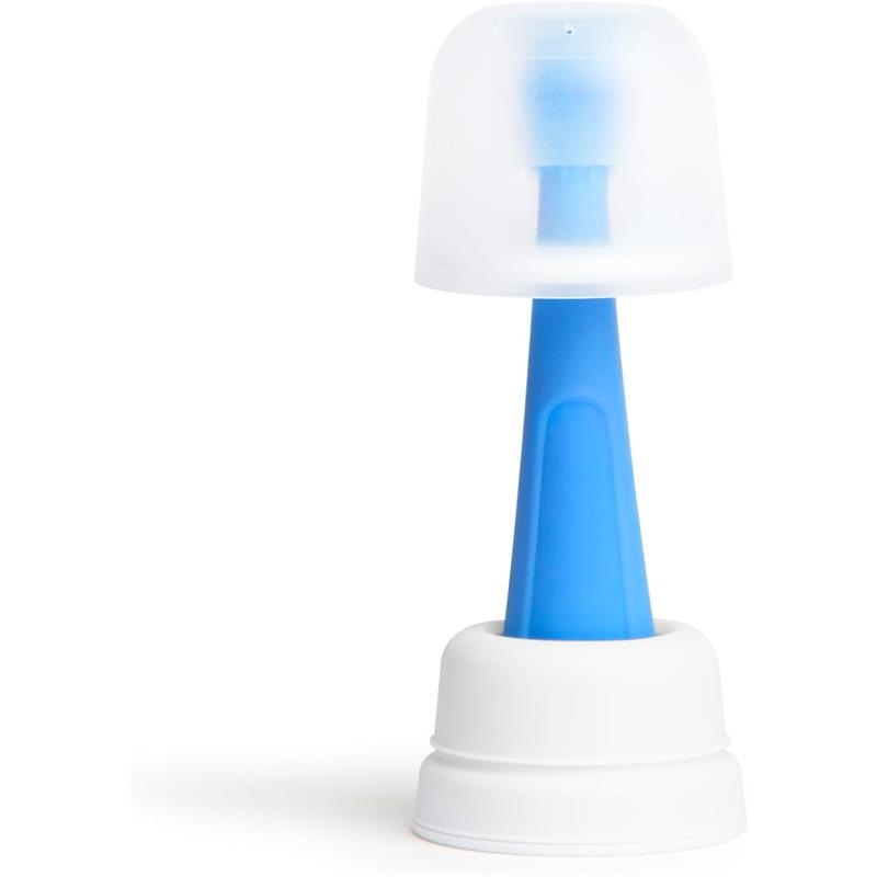 Ubbi – 360 Baby Training Toothbrush with Safety Shield and Cover, Polaris Blue