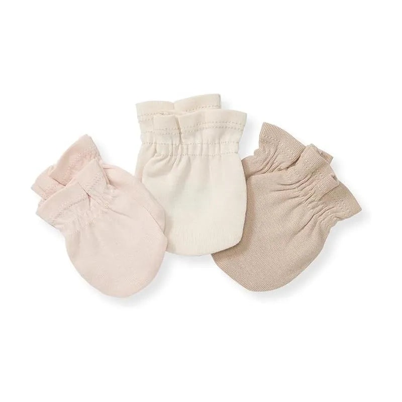 Burts Bees – Set Of 3 Solid Mitts, Ranunculus