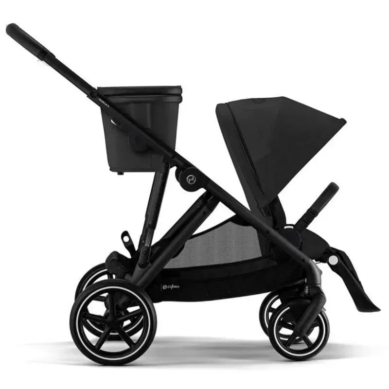 Cybex – Gazelle S 2 Single-to-Double Stroller, Black Frame/Moon Black