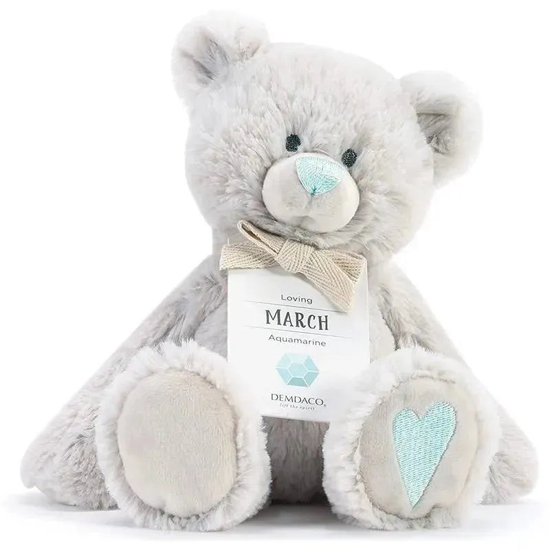 Demdaco – March Birthstone Plush Bear