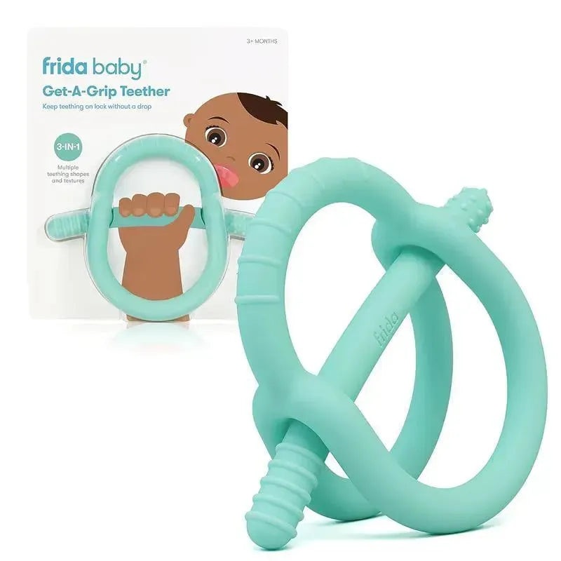 FridaBaby – Get-A-Grip Teether, Vibrant Teal