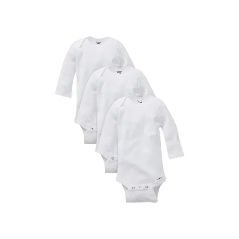 Gerber 3Pk Long Sleeve Onesies 18M