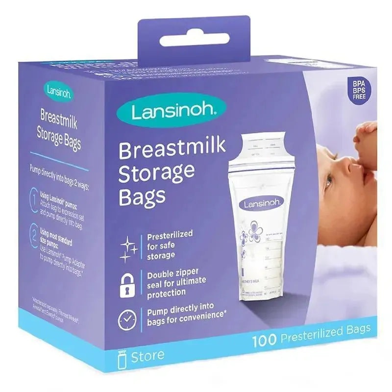 Lansinoh – Milk Storage Bag, 100Ct
