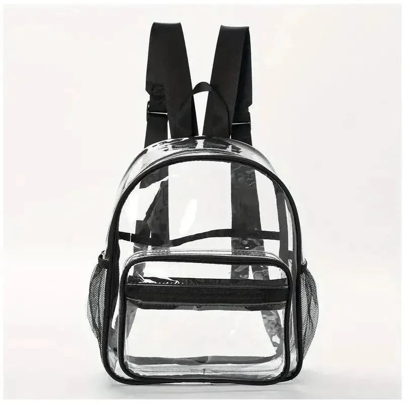 Macrobaby – Mini Waterproof Transparent Black School Backpack