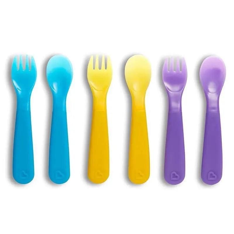 Munchkin Colorreveal Color Changing Forks & Spoons – 6Pk