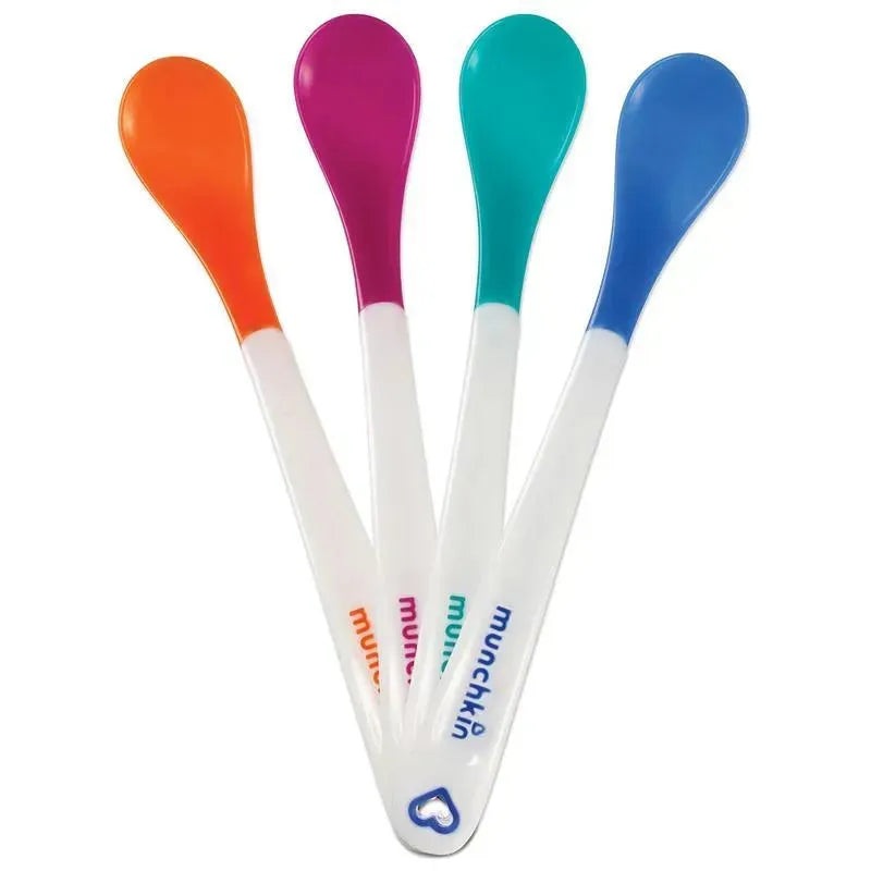 Munchkin White Hot Infant Spoons, 4-Pack