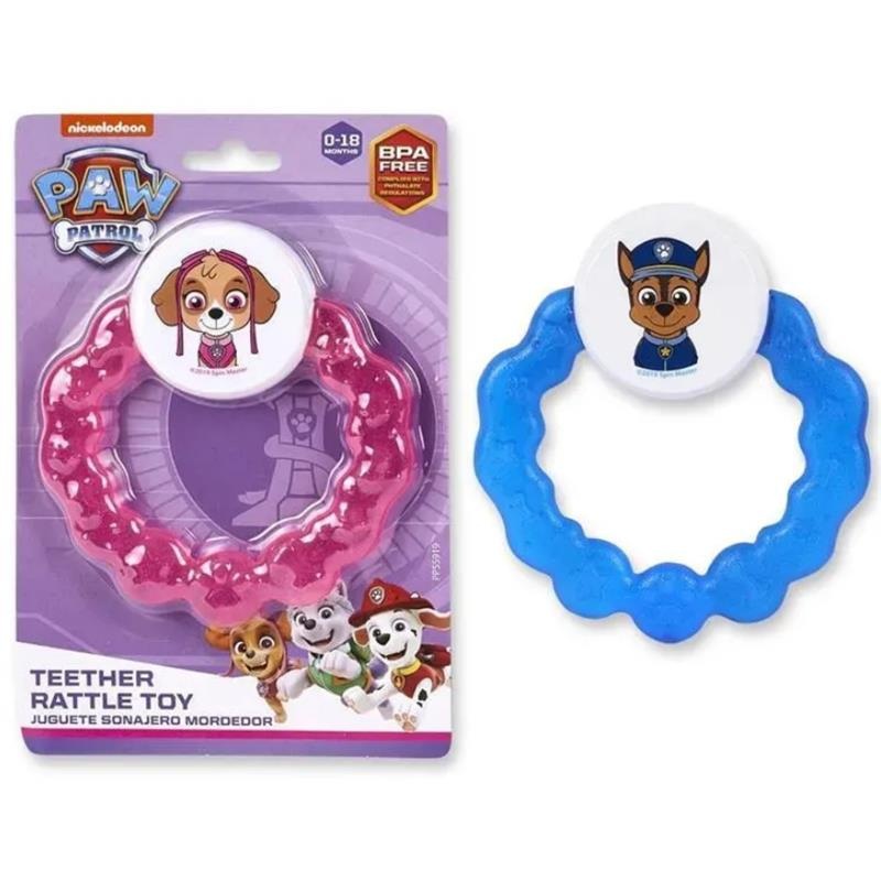 Baby King Paw Patrol Teether/Rattle Assorted