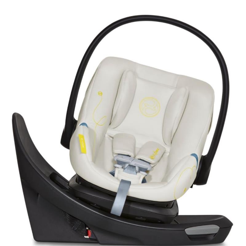 Cybex – Aton G Swivel Infant Car Seat with 180-Degree Rotate, Seashell Beige
