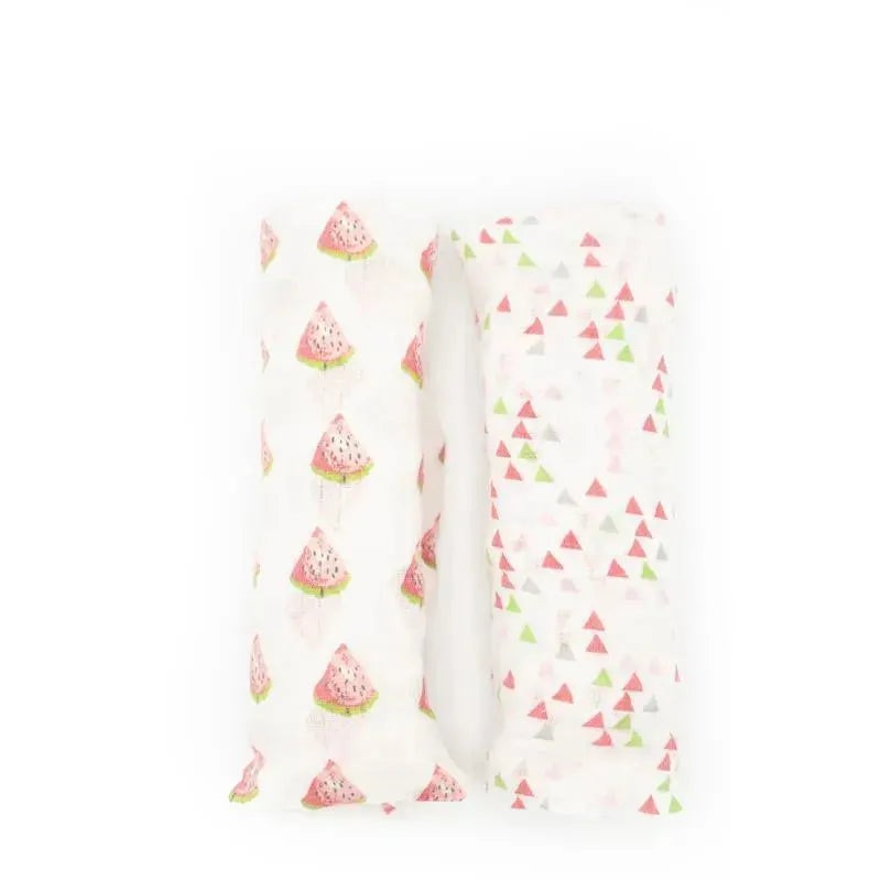 Forever Baby 2pk Watermelons Muslin Blankets Baby Girl
