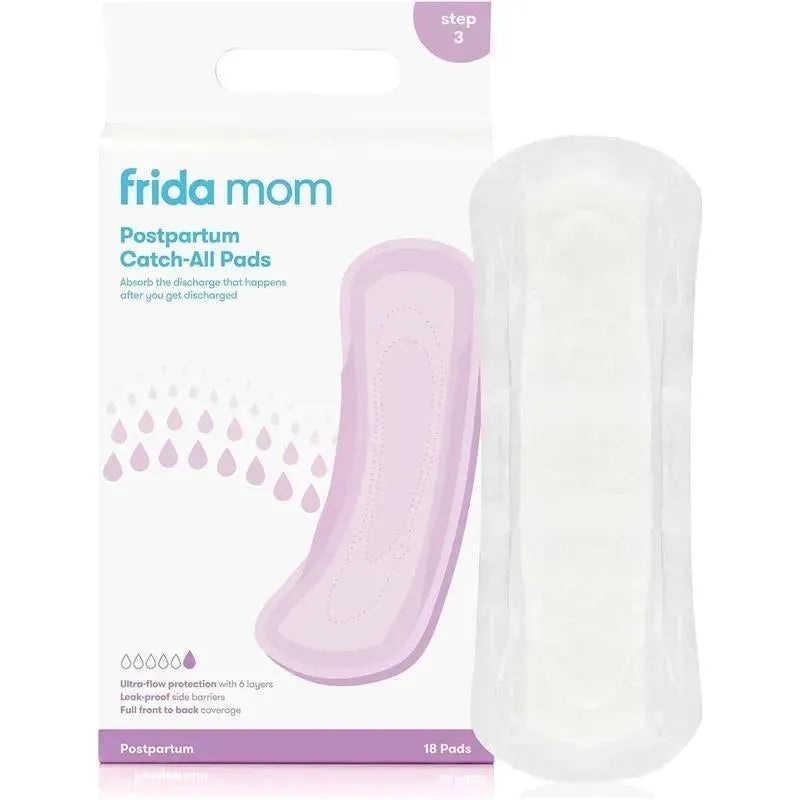 Frida Baby – Frida Mom Postpartum Pads, Leak Proof Feminine Care Maxi Pads, 6 Layers of Protection, 18ct