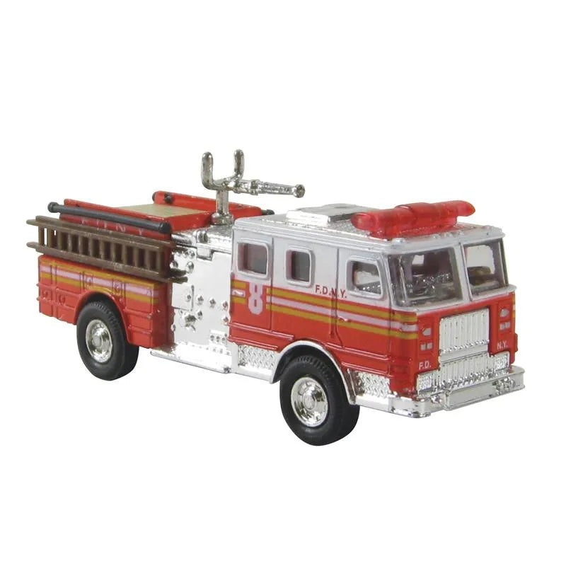 Master Toys & Novelties Pull & Action Die-Cast Fire Engine Trucks Asst.