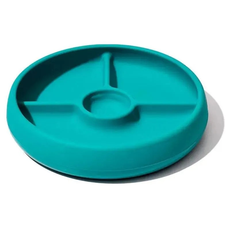 Oxo – Tot Silicone Divided Plate, Teal