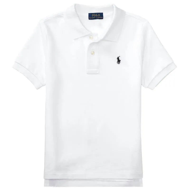 Ralph Lauren Baby – Boy Performance Jersey Polo Shirt, White