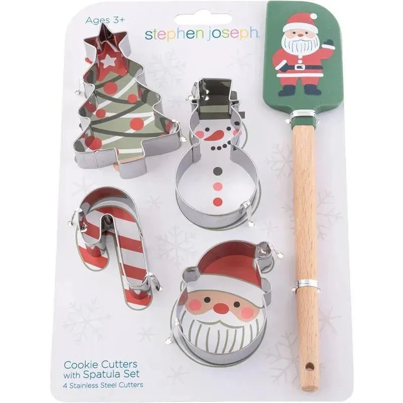 Stephen Joseph – Holiday Cookie Cutter And Spatula Set, Snowman