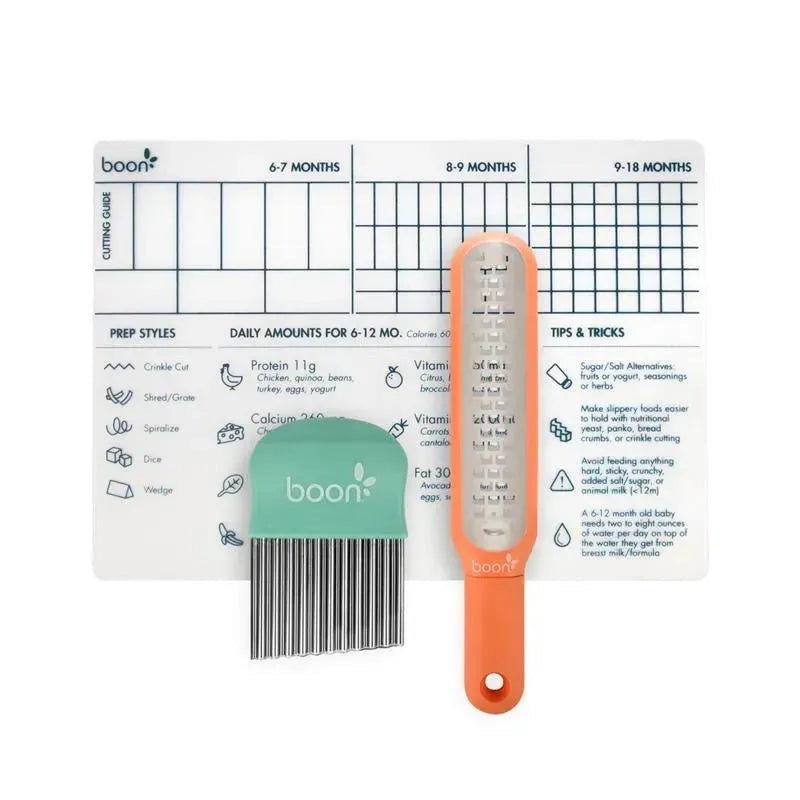 Boon – Divvy Baby Food Solids Cutter Set For Food Prep