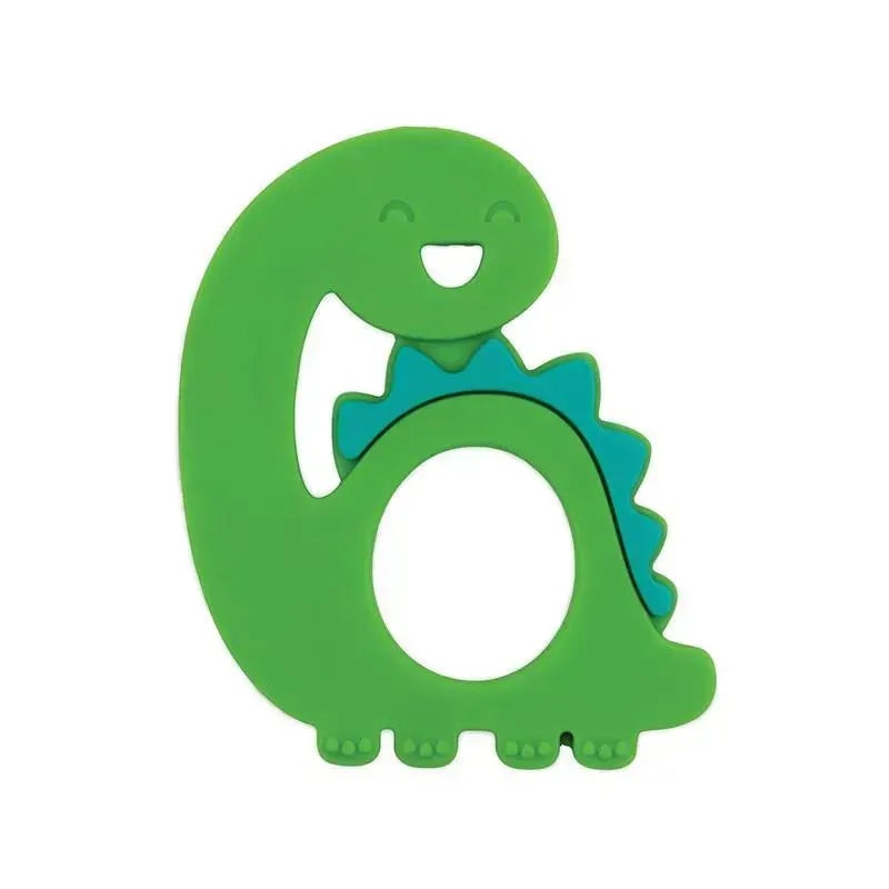 Bumkins Silicone Teether – Dinosaur
