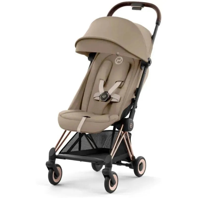 Cybex – Coya Compact Stroller, Rose Gold/Cozy Beige