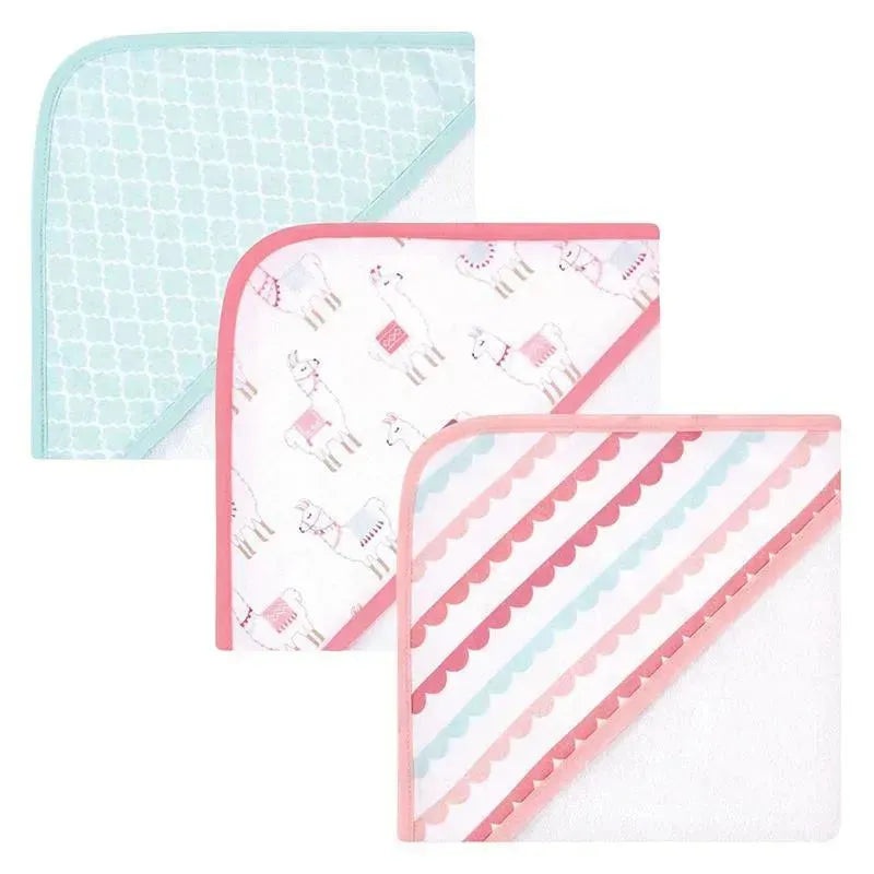 Hudson Baby – 3Pk Llama Baby Cotton Rich Hooded Towels