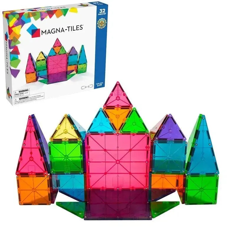 Magnatiles – Classic 32-Piece Magnetic Construction Set