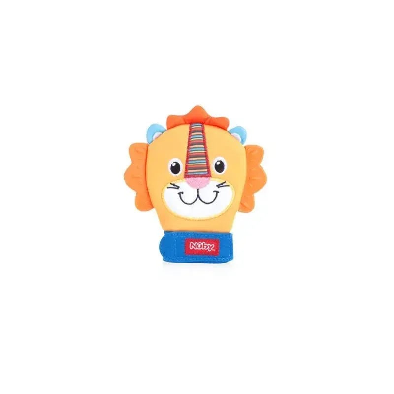 Nuby Happy Handimals Animal Soothing Teething Mitten Lion
