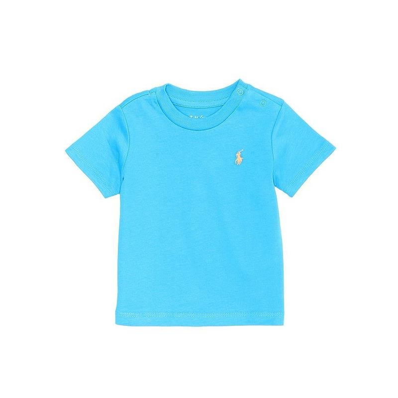 Ralph Lauren – Baby Boy Jersey Short Sleeve Top, Blue