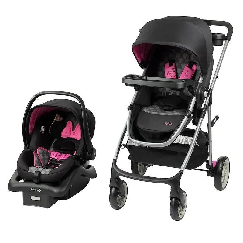 Safety 1st – Disney Baby Minnie Mouse Grow and Go Modular Travel System, Simply Minnie