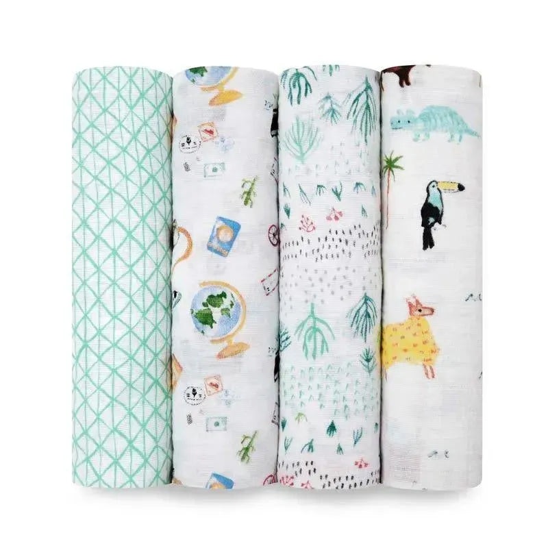 Aden + Anais Swaddles Around The World 4-Pack