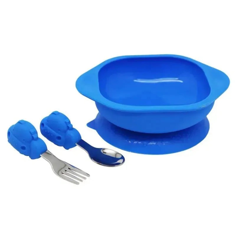 Marcus & Marcus – Lucas Toddler Mealtime Set, Blue