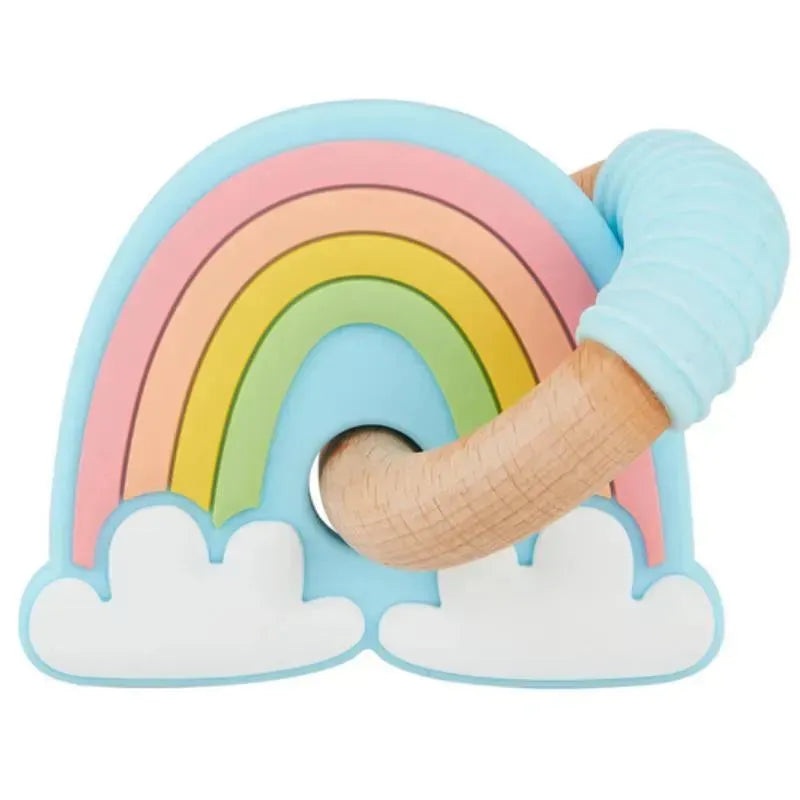 Mud Pie – Rainbow Ring Silicone Teether