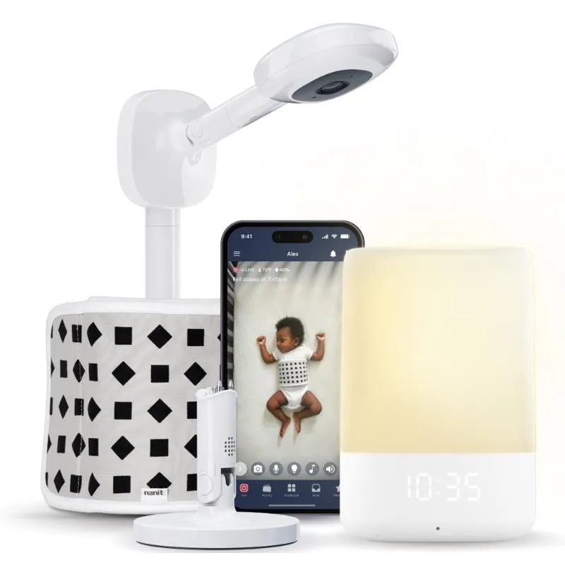 Nanit – Superior Sleep Set, Pro Camera with Wall Mount, Travel Stand and Baby Night Light