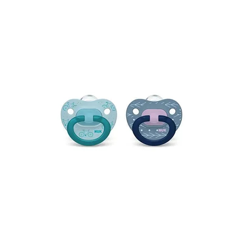 Nuk Pacifier Orthodontic Fashion Boy 2 Pack
