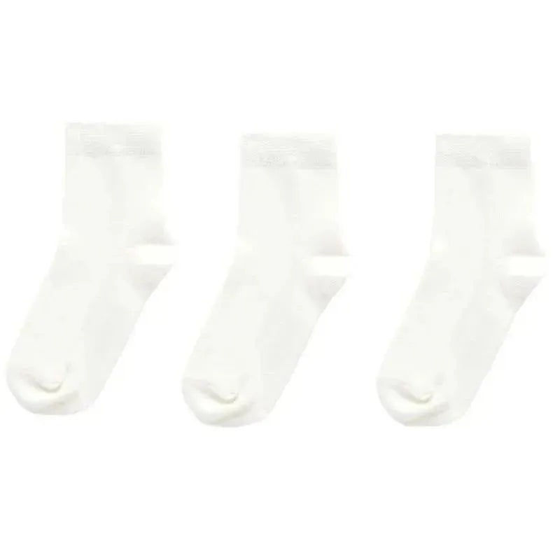 Pure Baby – 3Pk White Baby Neutral Organic Sock Set
