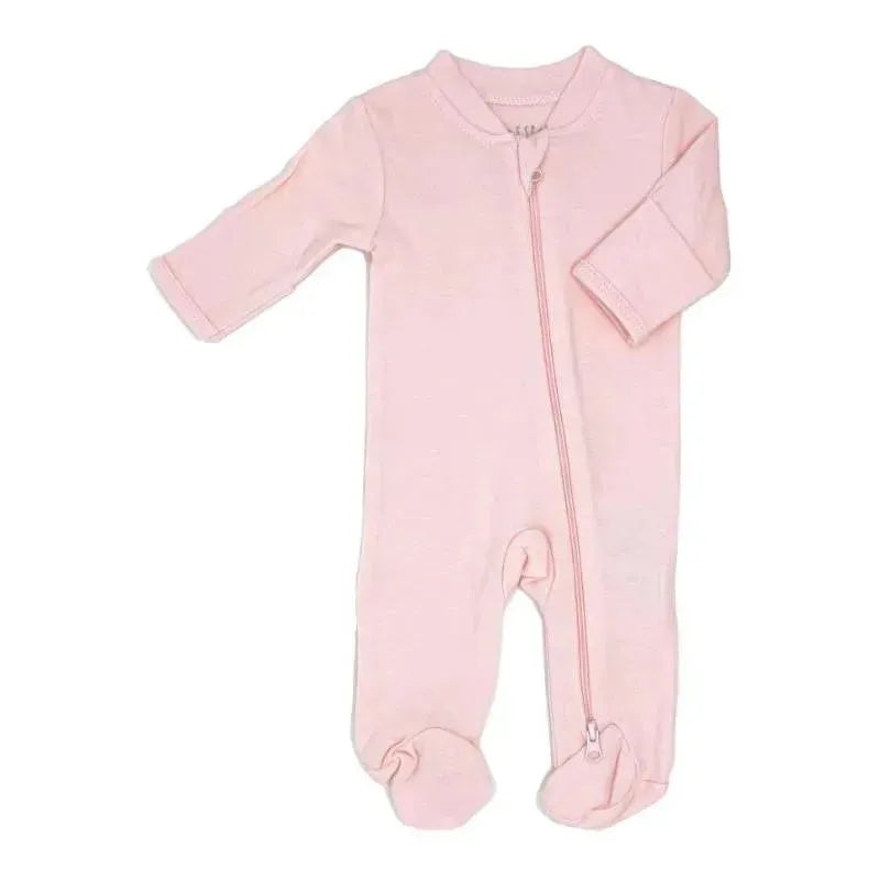 Rose Textiles – Baby Girl Pink Solid Mitted Cuff Sleepers Preemie