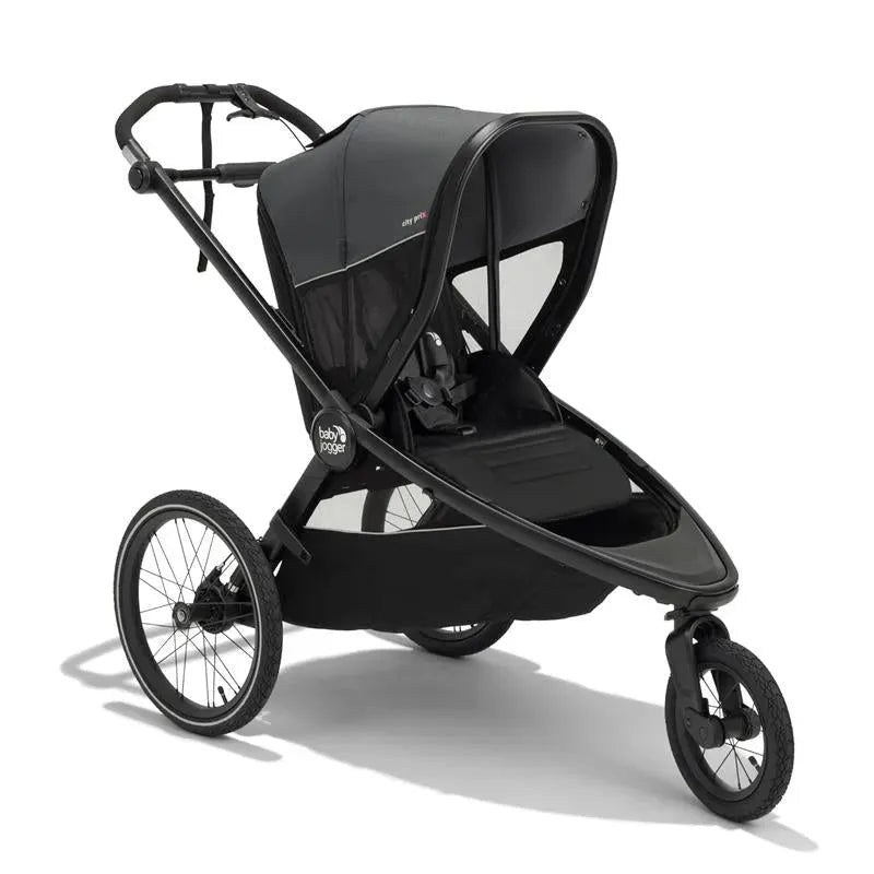 Baby Jogger – City Prix Jogger X Bike Trailer Stroller, Ambition Black
