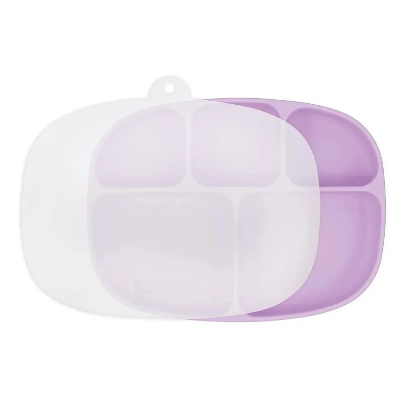 Bumkins – Grip Dish And Stretch Lid, Lavender