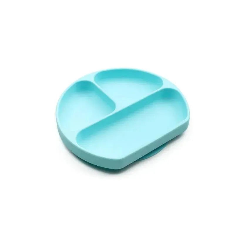 Bumkins Silicone Grip Dish, Blue